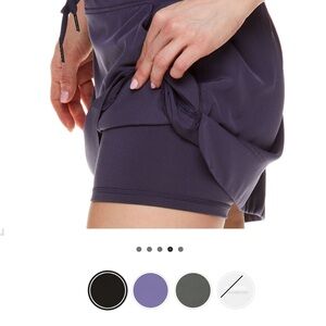 GAIAM Black Willow Woven Skort